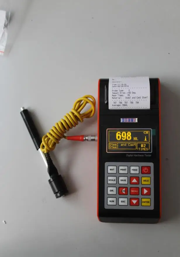 Цифровые тестеры твердости Leeb портативный тестер с принтером YHT400|hardness tester