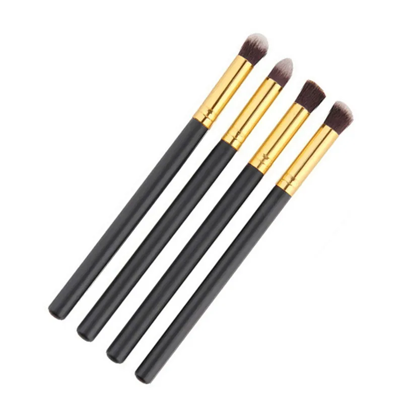 4PCS Professional Makeup Brushes Complete Eye Shadow Foundation Blusher