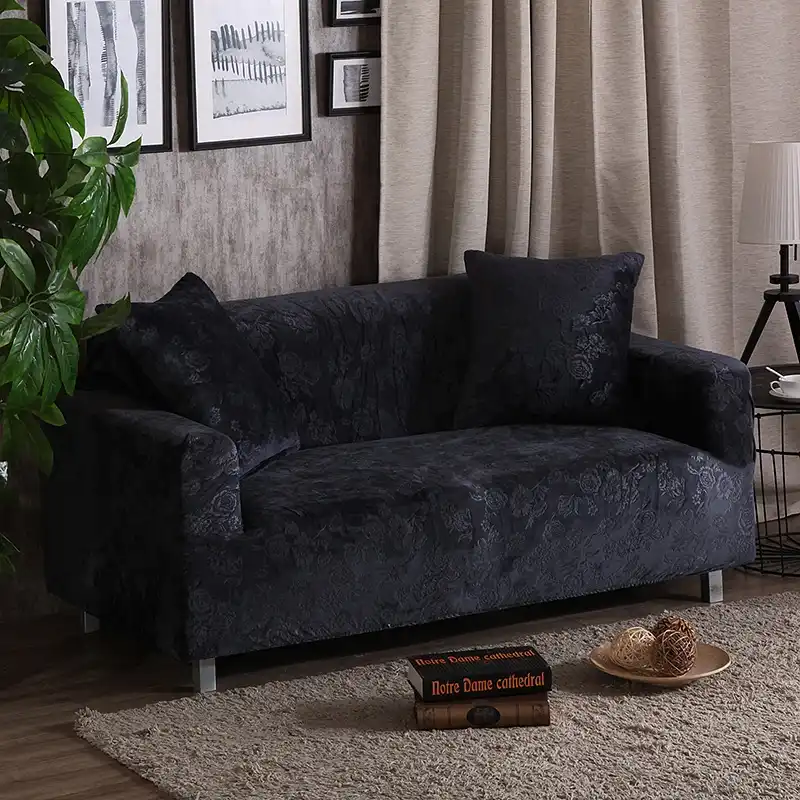 Europe Plush Embossed Sofa Cover All Inclusive Sofacover High Europe Plush Embossed Sofa Cover All