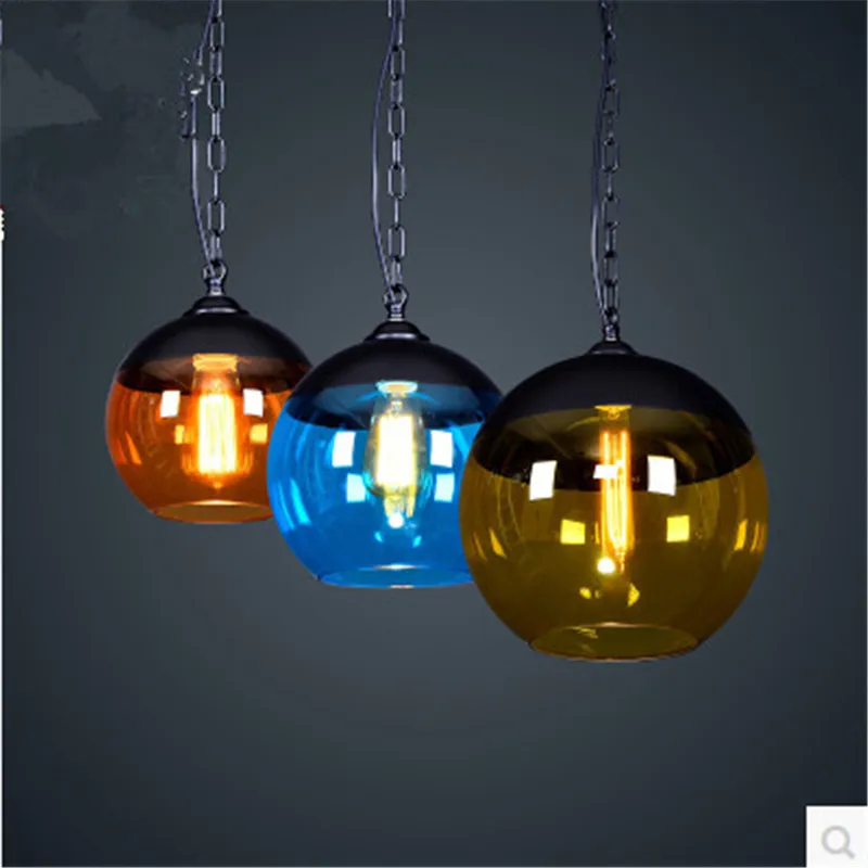Orange Pendant Light