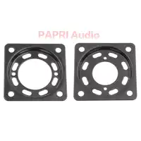 PAPRI 10PCS Vintage Electron Vacuum Tube Shock Proof Plates 36MM For 4pin 300B 2A3 Tube Socket 27MM 8Pin KT88 6550 EL34 6C6