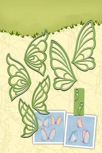 

Ufurty Butterfly Stitch Metal Cutting Dies Stencils for DIY Scrapbooking Album Paper Card Decor Embossing Die Cuts