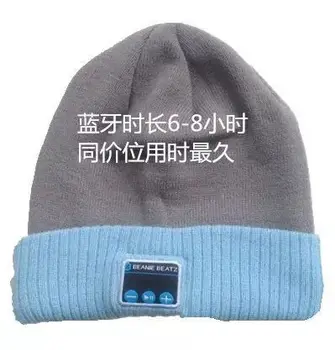 

new products have certification Bluetooth sports music headset caps length 6+ Bluetooth headset knitted wool cap
