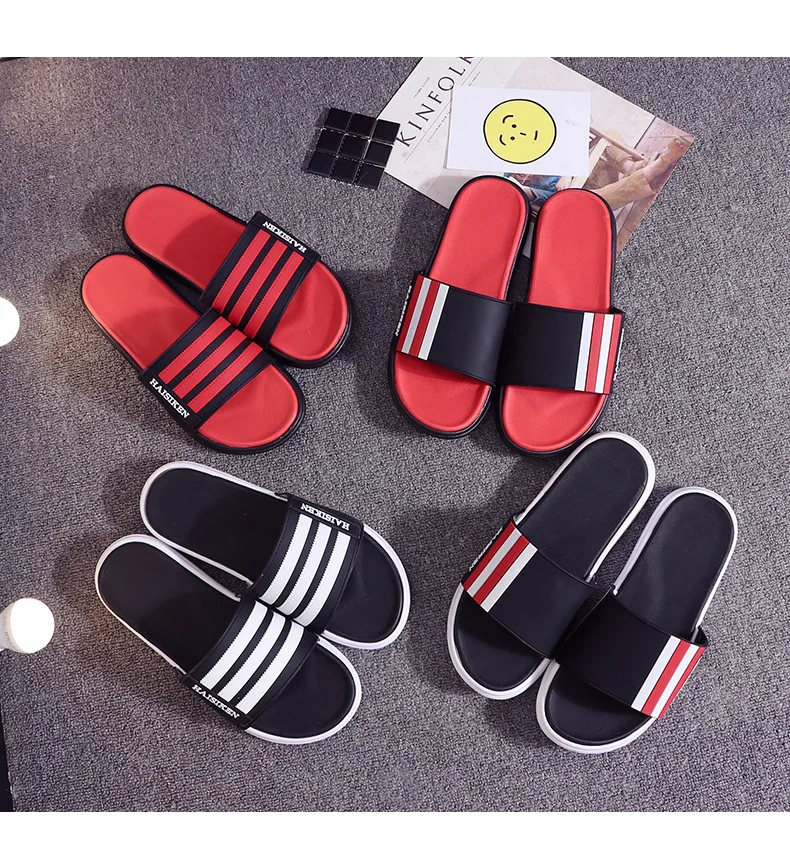 Men's Summer Outdoor Non-slip Slippers Fashion Leisure Slides New Arrival Drop Shipping Beach Slippers Flip Flops