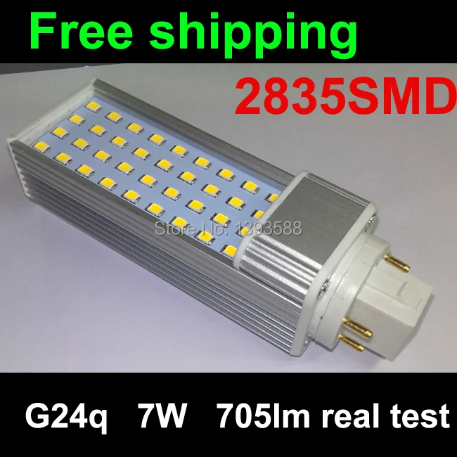 4 контакта высокой мощности g24 plc светодиодный светильник pl 7 Вт 36 5050SMD AC85 265 В лампы
