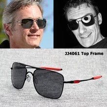 Jackjad 4061 quadro superior quadrado esportes aviação polarizado óculos de sol marca design qualidade novo oculos de sol masculino