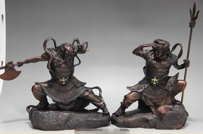 

bir 006966 10 Myths legends Red Copper Bronze Clairvoyance Clairaudience God Buddha Statue