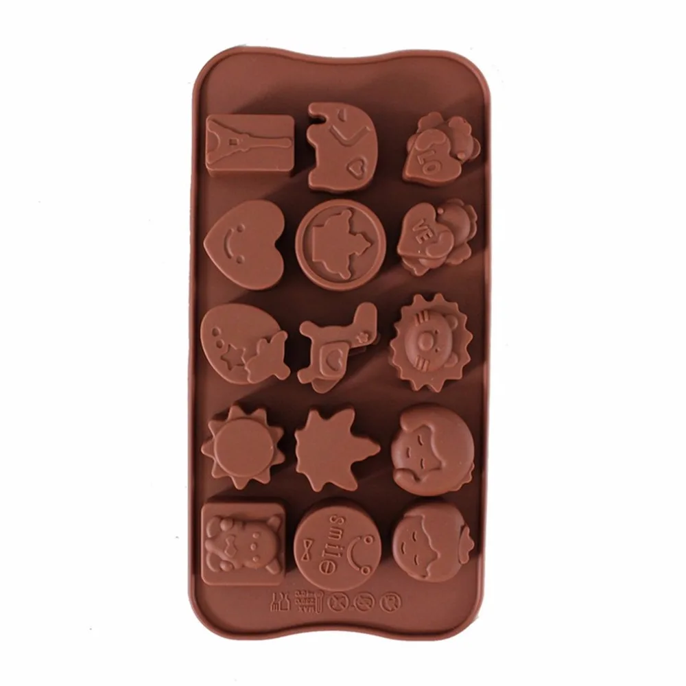 

Cake Tools Non-Stick Silicone 15 Trojan Shaped Mini Truffles Mold For Chocolate Mould Baking Truffle Dessert Cake Decorating