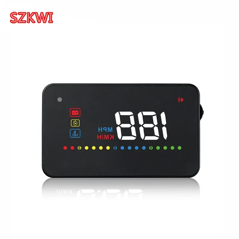 

Useful High Quality Car A200 HUD Head Up Display Universal Auto Car Vehicle Speeding Warning MPH Head-Up Display Projector