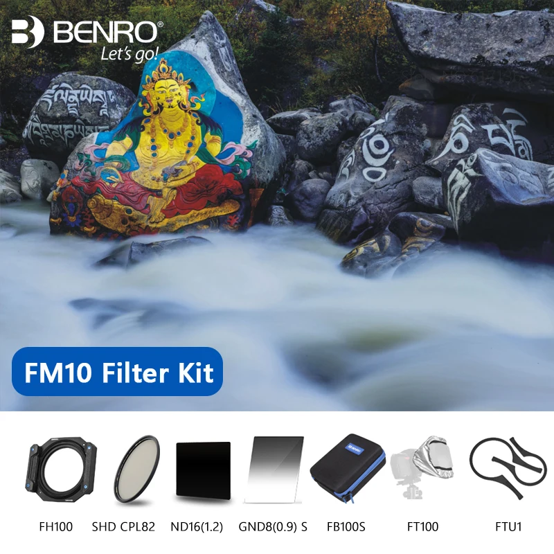 Benro FM10 FN10 FU10 100 мм набор квадратных фильтров ND/GND/CPL держатель комплект поддержка