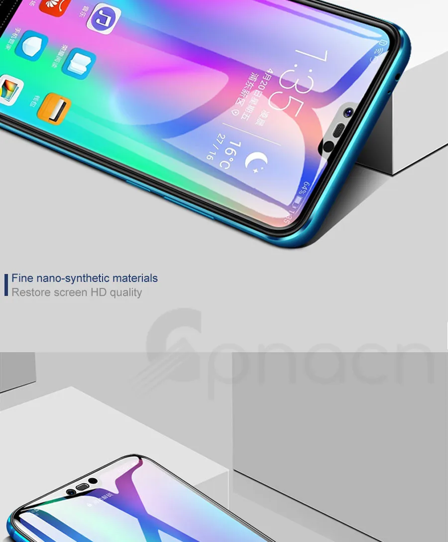 GPNACN полное покрытие из закаленного стекла для Huawei Honor 10 Lite V10 V9 Play Защита экрана для Honor 9 8 Lite защитная пленка