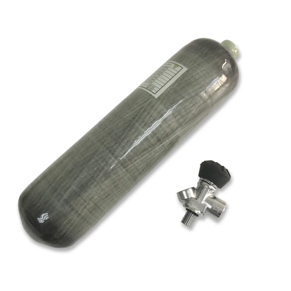 AC10331 Пейнтбол воздушный бак 3L воздушный цилиндр углеродное волокно бак Sucba с клапаном Прямая доставка высокое давление PCP клапан Acecare