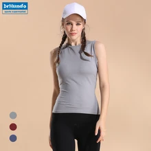 Женская майка без рукавов для фитнеса Упражнения тренировка спортивные футболки фитнес-спортивный топ Yoga top gym clothing T-Shirt