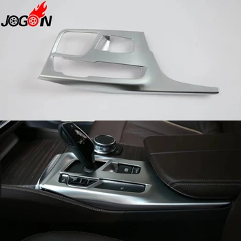

For BMW 5 Series G30 2017 2018 Car Interior Central Console Gear Shift Panel Box Cover Trim ABS Chrome - Left Hand Drive (LHD)