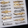 Tie Clip For Men Classic Meter Tie Pin Copper Tie Bar Quality Enamel Tie Collar Pin Crystal Business Corbata ► Photo 3/6