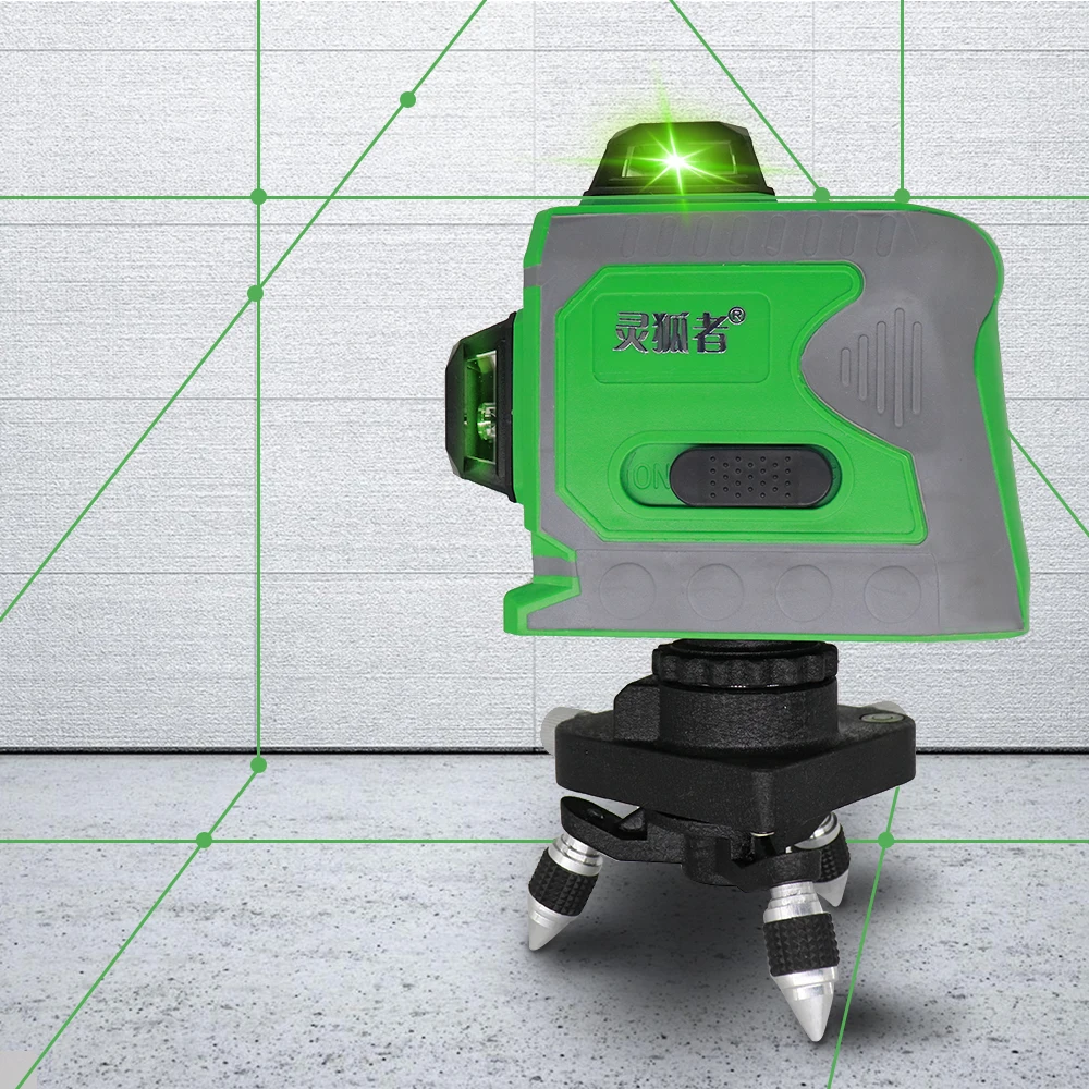 

12 Lines 3D Level Self-Leveling 360 Horizontal And Vertical Cross Super Powerful Green Laser Beam Line