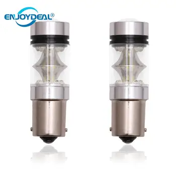 

2pcs Super Bright 1156/1157 2828 SMD Light Bulb 100W LED Car DRL Fog Light Headlight Lamp signal Light Bulb