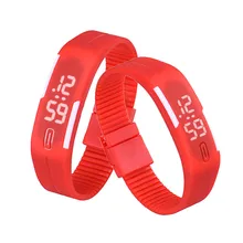MEIBO 2017 Candy Color Men’s Women’s Watch Rubber LED kids Watches Date Bracelet Digital Sports Wristwatch for student