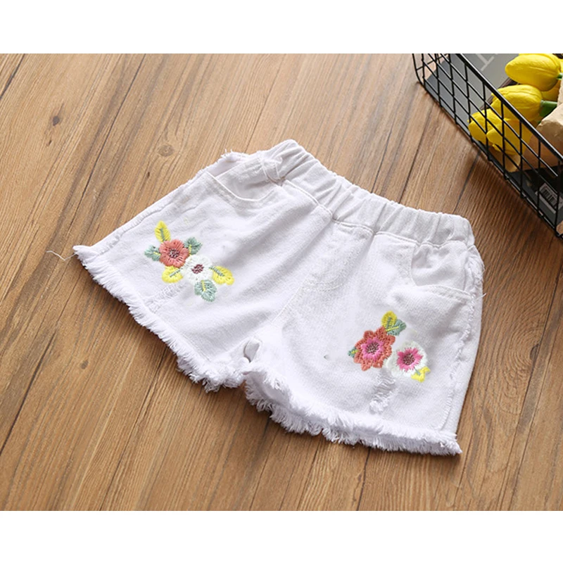 Sodawn Girls' Suits Summer 2018 Children's T-shirt + Embroidered Shorts Kids' Wear Two-piece Fashion Kids Set Girls Clothing HTB1Nh3EsAOWBuNjSsppq6xPgpXaN - Sodawn Girls' Suits Summer 2018 Children's T-shirt + Embroidered Shorts Kids' Wear Two-piece Fashion Kids Set Girls Clothing