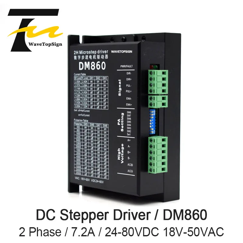Stepper Motor Driver DM860 Microstep Brushless DC Shell for 57 86 Nema23 Nema34 | Обустройство дома