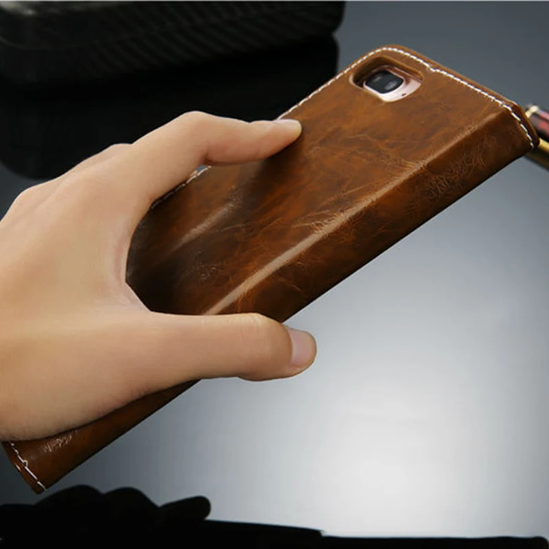 Tikitaka Flip Leather Phone Case For iPhon 7 5 5s SE 6 6s Plus Wallet Card Slots Cases Soft Cover For Iphone X XR XS MAX Plus