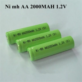 

50pcs AA Nimh AA 1.2V 2000mAh Rechargeable Battery 14500 for Solar Emergency Light Electric Shave Razor Toy Nickel Metal Hydride