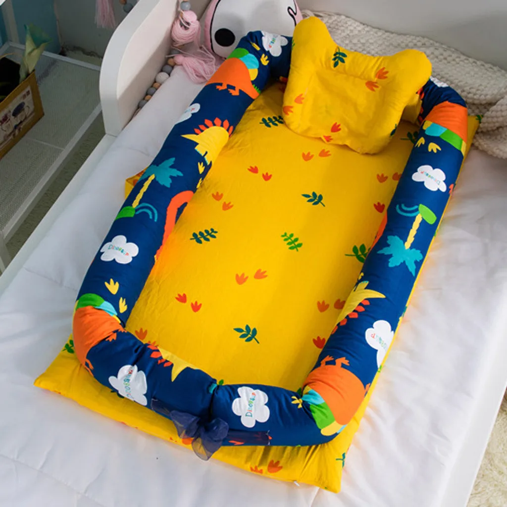 Baby Bed Crib 2019 Newborn Baby Sleeping Multi Function Folding Anti