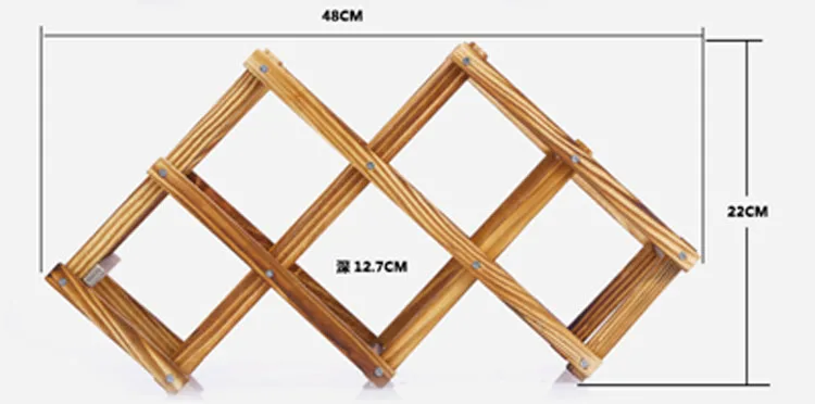 Креативные деревянные держатели для винных бутылок Практичные складные декоративные Шкафы для гостиной для хранения красного вина