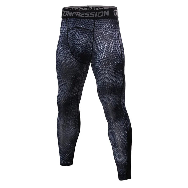 Men Quick Dry Compression Long Johns 3d Two Piece Set Fitness Winter Male Spring Autumn Sporting Runs Workout Thermal Underwear - Цвет: ZLY0103-KC