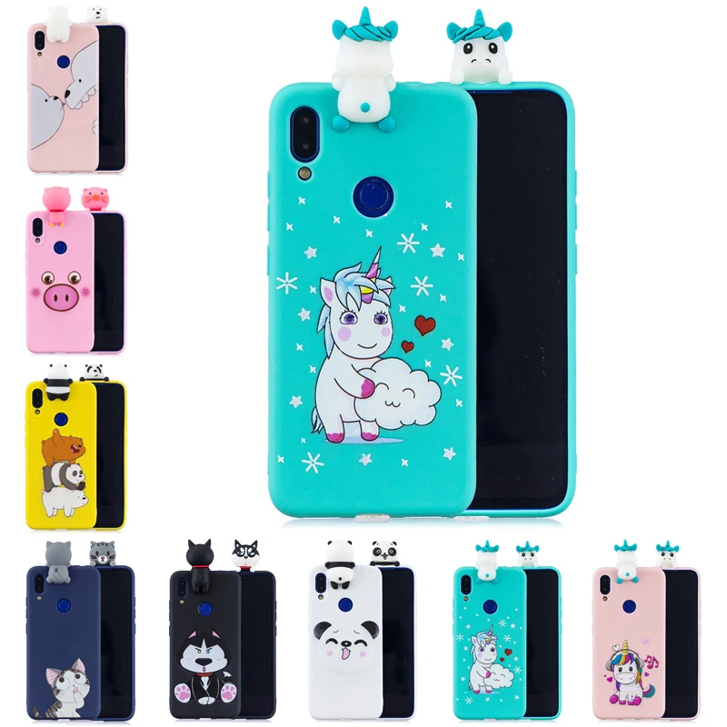 

3D Panda Unicorn Bear Cat Cover For Xiaomi Mi A1 A2 Lite Mi 9T Case For Fundas Redmi 7 7A Note 7 6 5 K20 Pro 4 4X 4A 5A 6A S2