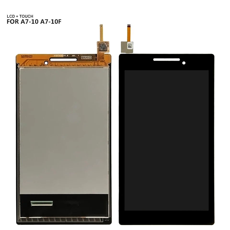 

100% Tested 7.0'' Lcd For Lenovo Tab 2 A7-10 A7-10F Display Panel LCD Combo Touch Screen Glass Sensor Replacement Parts