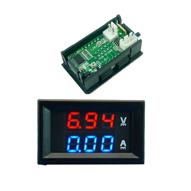 1 шт. 0 28 дюймов DC0 100V 10A LED DC двойной дисплей Цифровой вольтметр тока метр (модели