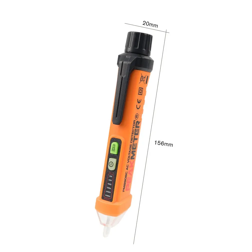 PEAKMETER PM8908C AC Напряжение метр ручка вольт НТС тестер не контактный светодио дный
