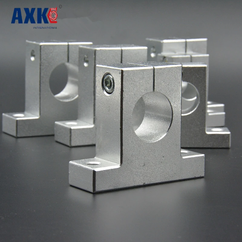 

4 Pcs/lot Sk12 Sh12a 12mm Linear Rail Shaft Support Block For Cnc Linear Slide Bearing Guide Cnc Parts