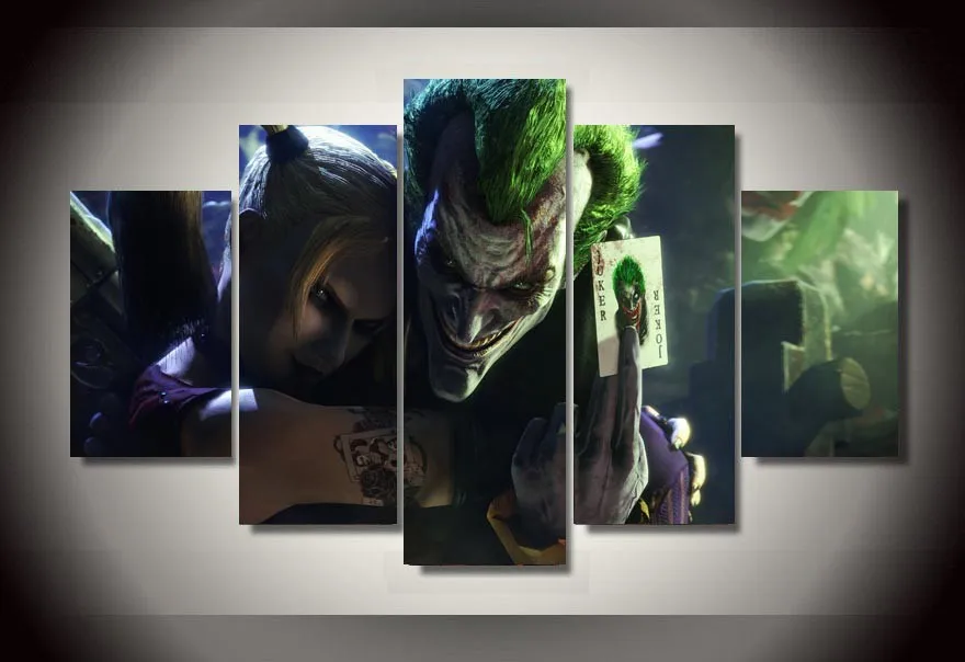 Buy 2016 New Framed Printed Joker And Harley Quinn