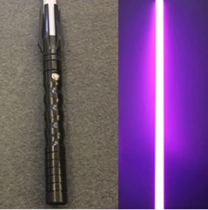 Светильник Skywalker из серии Luke черного цвета, меч джедая синего Вейдера 100 см, электронный игрушечный светильник, может быть s светильник, рождественский подарок - Цвет: Black HD purplelight