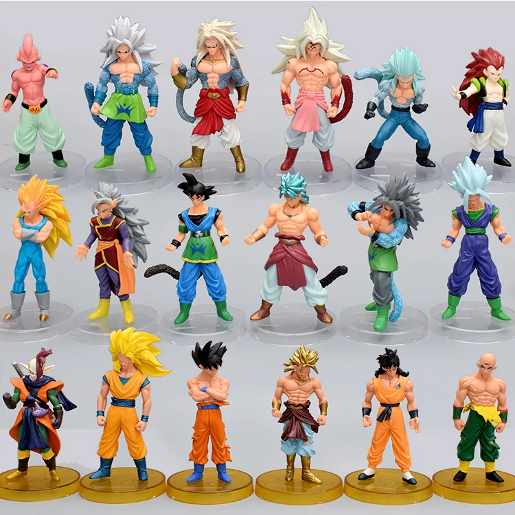 Buy 6pcs/lot Dragon Ball Z Action Figure Toys Collection Anime Doll Dragon Ball