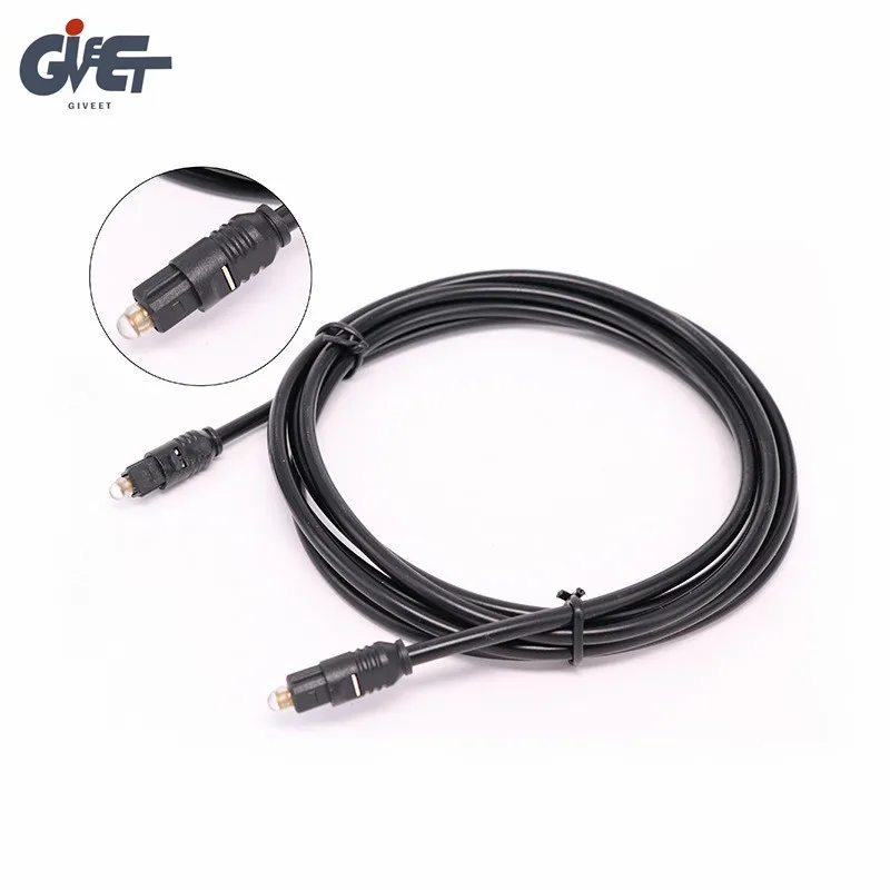 

1m1.5m2m3m Digital Optical Audio Cable Toslink Gold Plated SPDIF Coaxial Cable for Amplifiers Blu-ray Player Xbox Free Shipping
