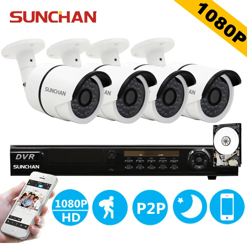 imágenes para SUNCHAN 8 Canales Sistema de Cámaras de Seguridad 8CH DVR 4 UNIDS AHDH 1080 P CCTV Cámara Principal de Vigilancia Sistema de Cámaras 1 TB de DISCO DURO imágenes para SUNCHAN 8 Canales Sistema de Cámaras de Seguridad 8CH DVR 4 UNIDS AHDH 1080 P CCTV Cámara Principal de Vigilancia Sistema de Cámaras 1 TB de DISCO DURO