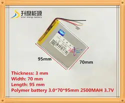 307095 3,7 V 2500 mAh литий-полимерный Батарея с защитой борту для планшетных ПК U25GT Бесплатная доставка