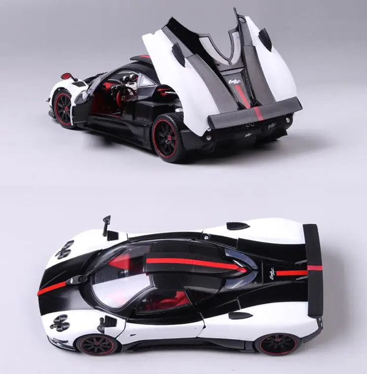 Высокая имитация Pagani Zonda модель автомобиля 1:18 передовая Коллекция игрушечных автомобилей из сплава, литая металлическая модель, 2 открытые двери