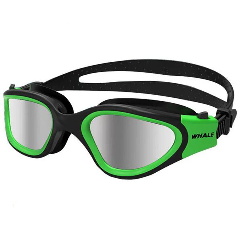 Whale silicone Swimming Glasses for the Poor swim goggles Anti-fog UV swim Goggles for Men women diopters sports