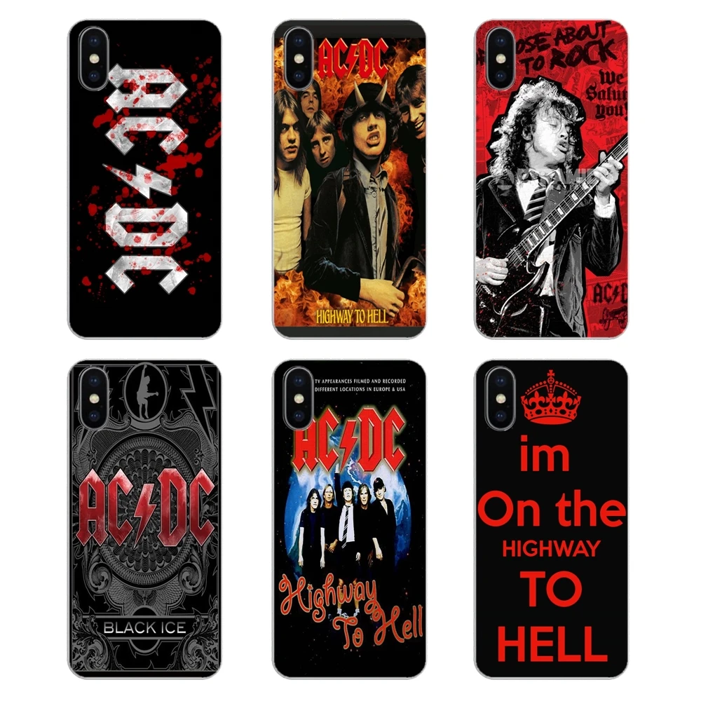 Мягкие прозрачные чехлы для Motorola Moto X4 E4 E5 G5 G5S G6 Z Z3 G3 C Play Plus Rock Band Highway to Hell логотип