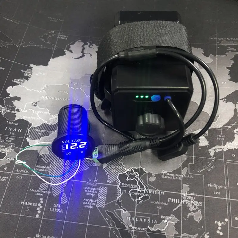 Внешний аккумулятор для велосипеда 12 В с USB интерфейсом 3x18650 26650| |