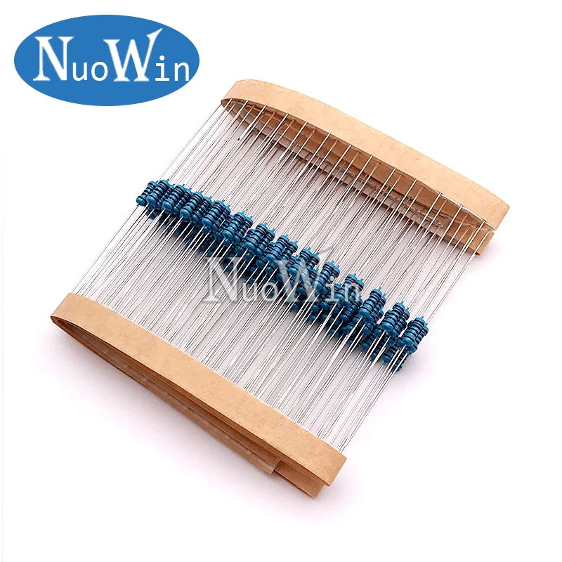 

100pcs 2 ohm 1/4W 2R Metal Film Resistor 2ohm 0.25W 1% ROHS