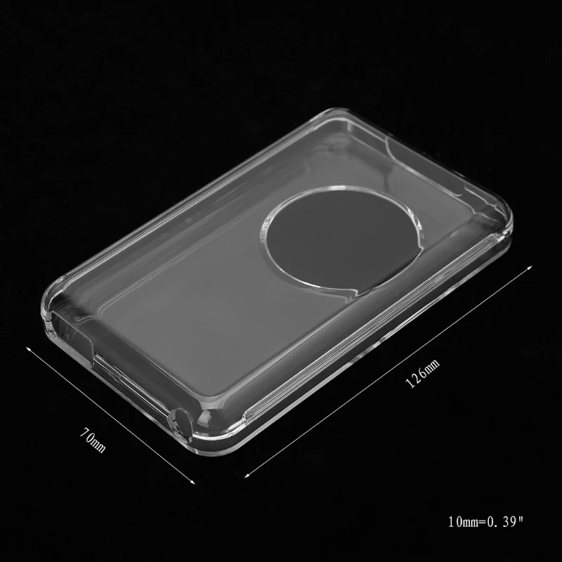 Портативный высококачественный ПК прозрачный классический Жесткий Чехол для iPod 80G 120G 160G