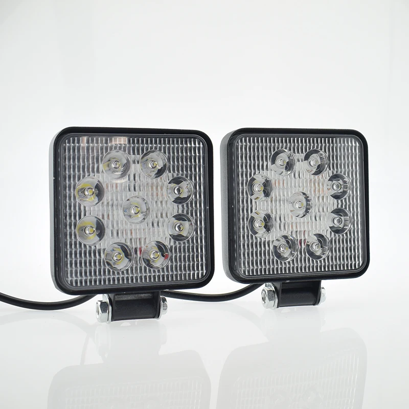 

12v 27w Motorcycle Lamps auxiliary driving light Moto Working LED Headlights Fog Light 6000K spotlights super bright headlamp