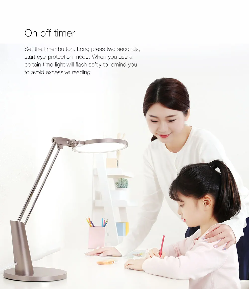 Xiao mi jia yee светильник умная настольная лампа 15 Вт Светодиодный светильник для защиты глаз настольная лампа для mi home APP управление умное затемнение светильник для чтения