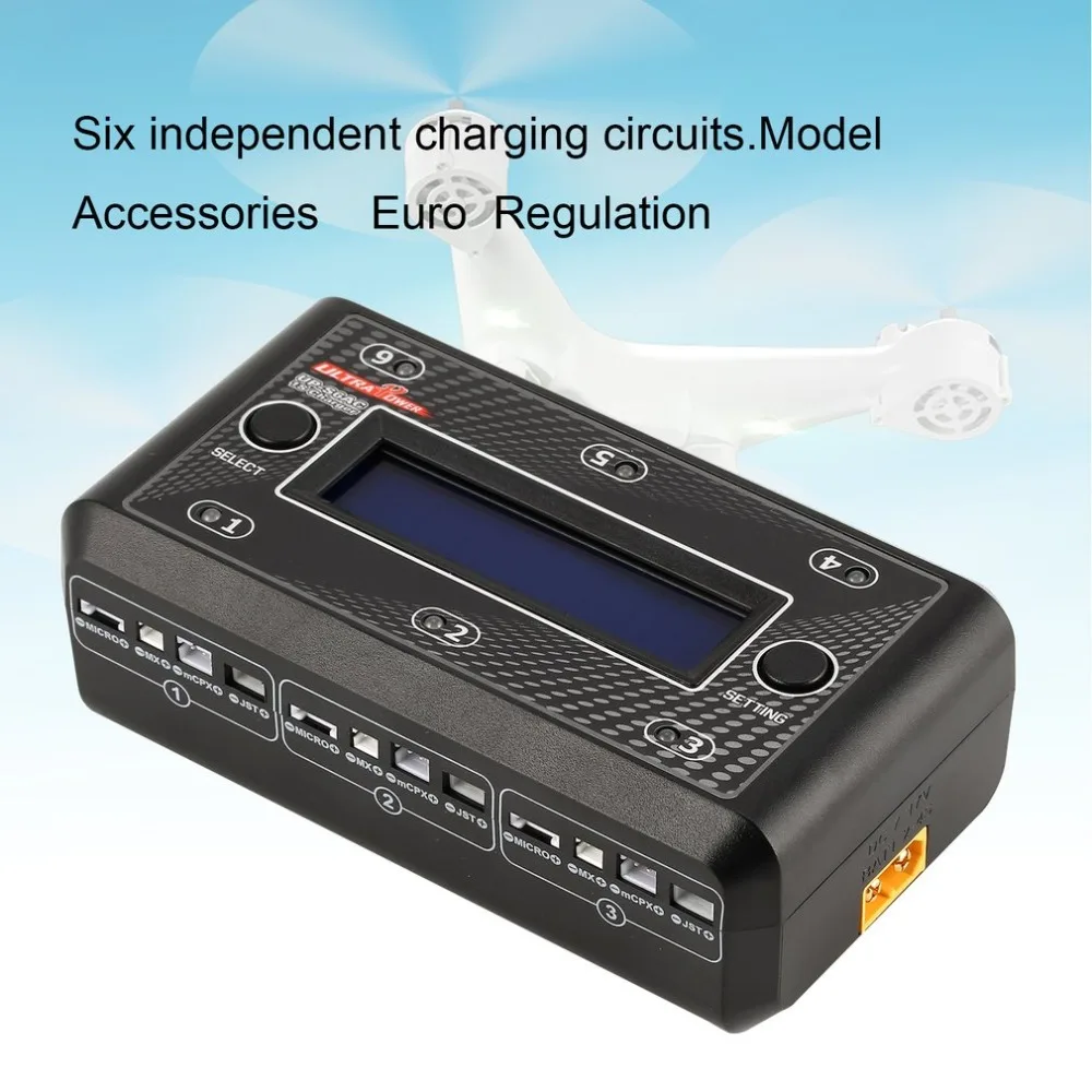 

Ultra Power UP-S6 3.7 v LiPo / LiHV Battery Charger MICRO MX JST mCPX USB Charging Port LCD Display For RC Drone Quadcopter HOT!
