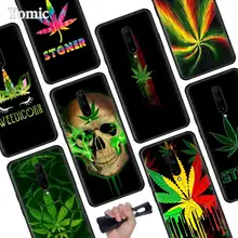 Abstractionism Art high weed Black Soft Case for Oneplus 7 Pro 7 6T 6 Silicone TPU Phone Cases Cover Coque Shell